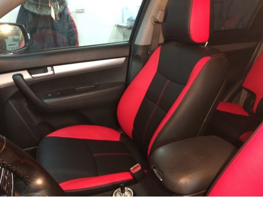 Каркасные авточехлы на KIA Sorento 2