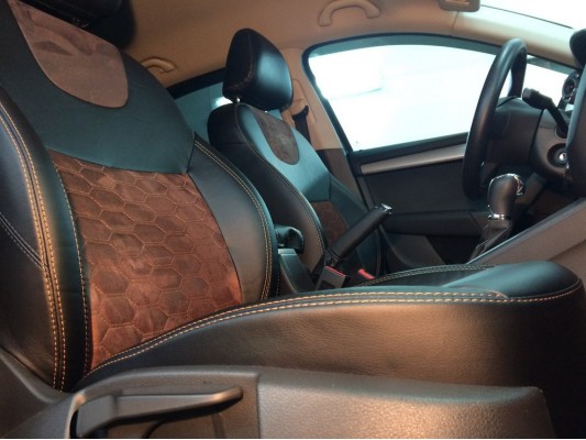 Каркасные авточехлы на Skoda Octavia A7