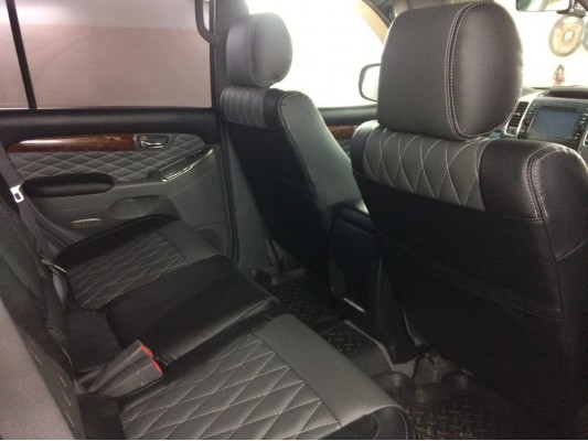 Каркасные авточехлы на Toyota Land Cruiser Prado 120